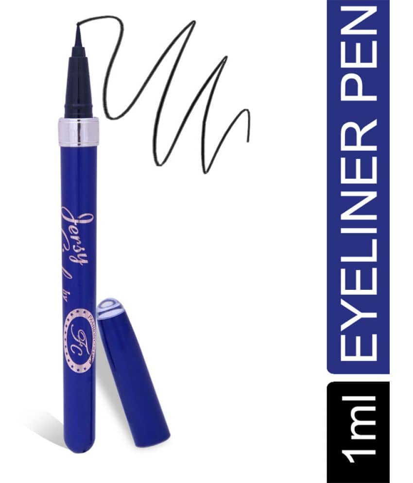 Fashion Colour - Black Matte Eye Liner Liquid ( Pack of 1 ) - Makeup - Eyes | Buy online on ZillyBuy