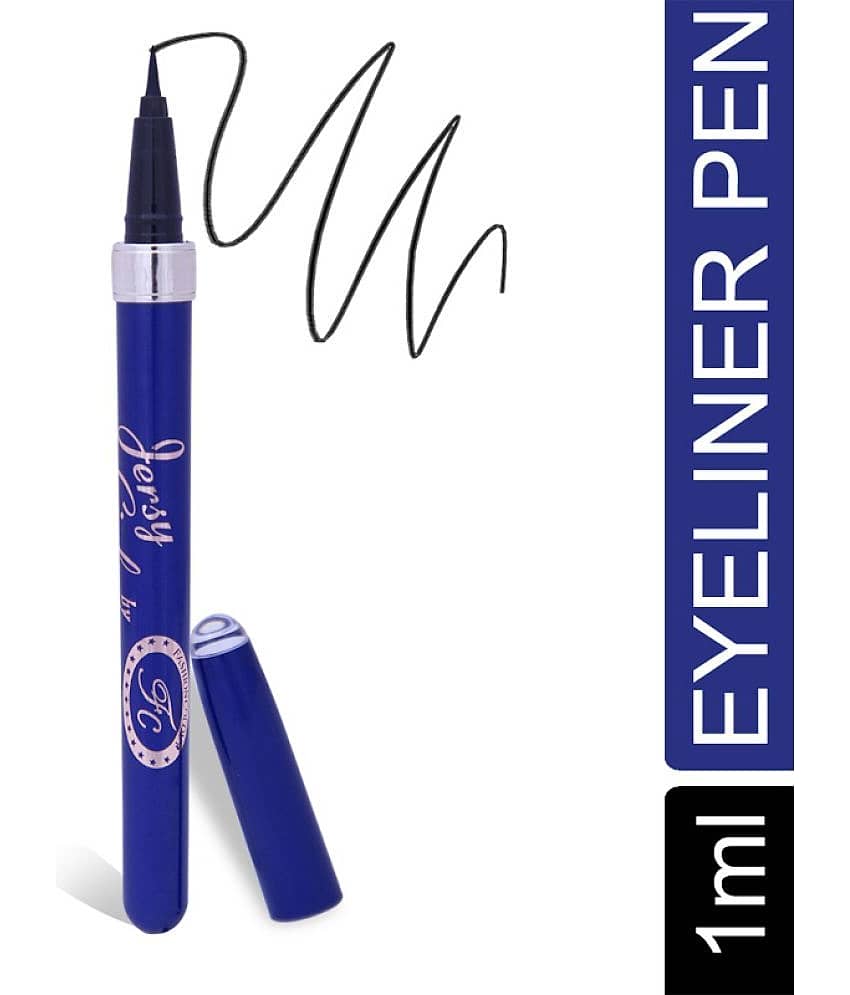 Fashion Colour - Black Matte Eye Liner Liquid ( Pack of 1 ) - Makeup - Eyes | Buy online on ZillyBuy