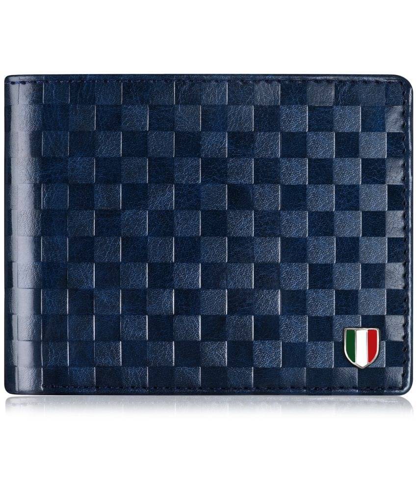     			GIOVANNY - Blue Faux Leather Men's Regular Wallet ( Pack of 1 )
