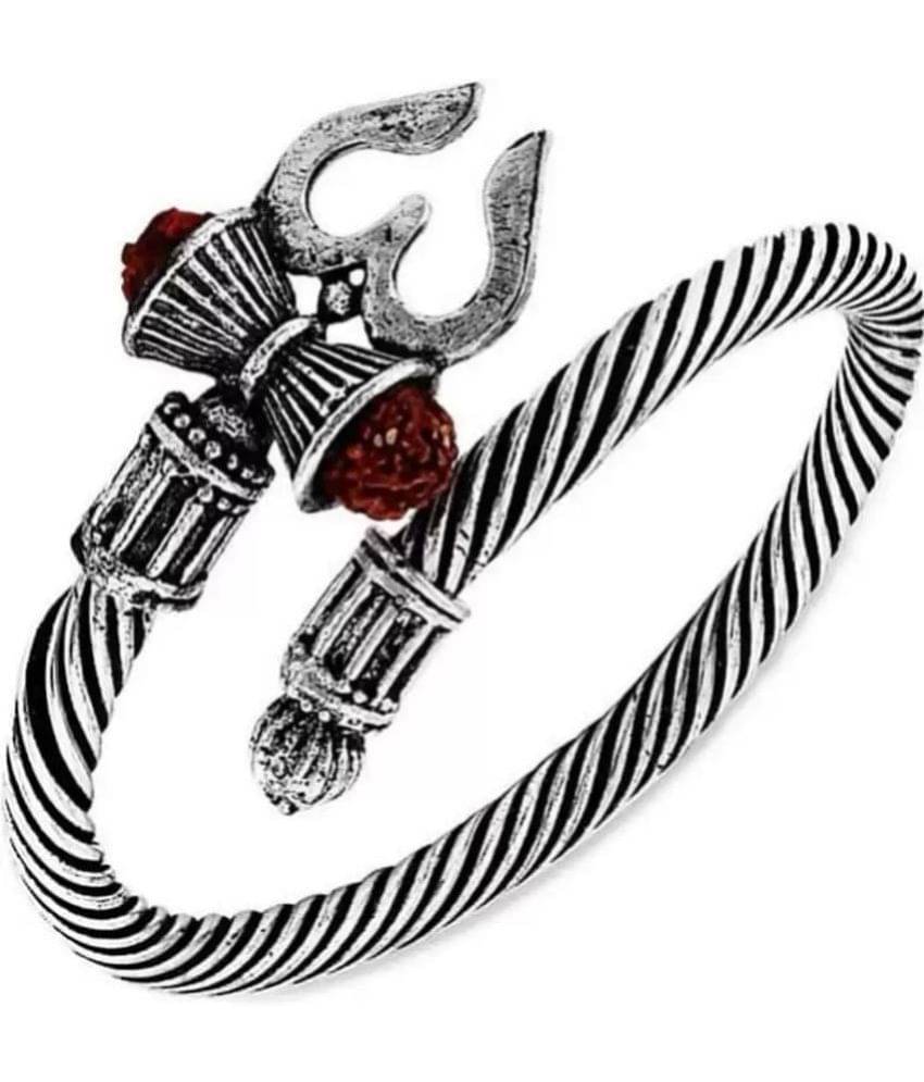     			HEER COLLECTION - Silver Kada ( Pack of 1 )