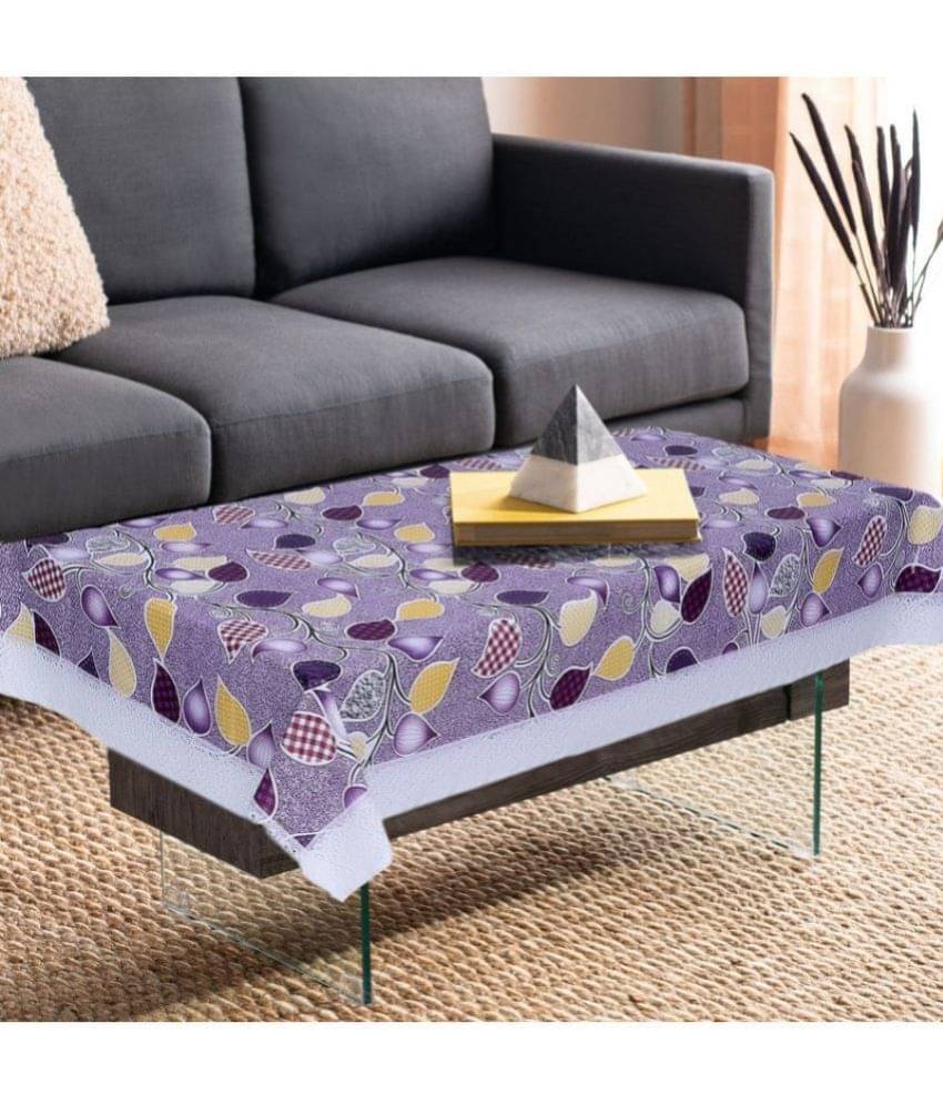 Printed PVC 4 Seater Rectangle Table Cover ( 150 x 92 ) cm Pack of 1 Purple Printed PVC 4 Seater Rectangle Table Cover ( 150 x 92 ) cm Pack of 1 Purple