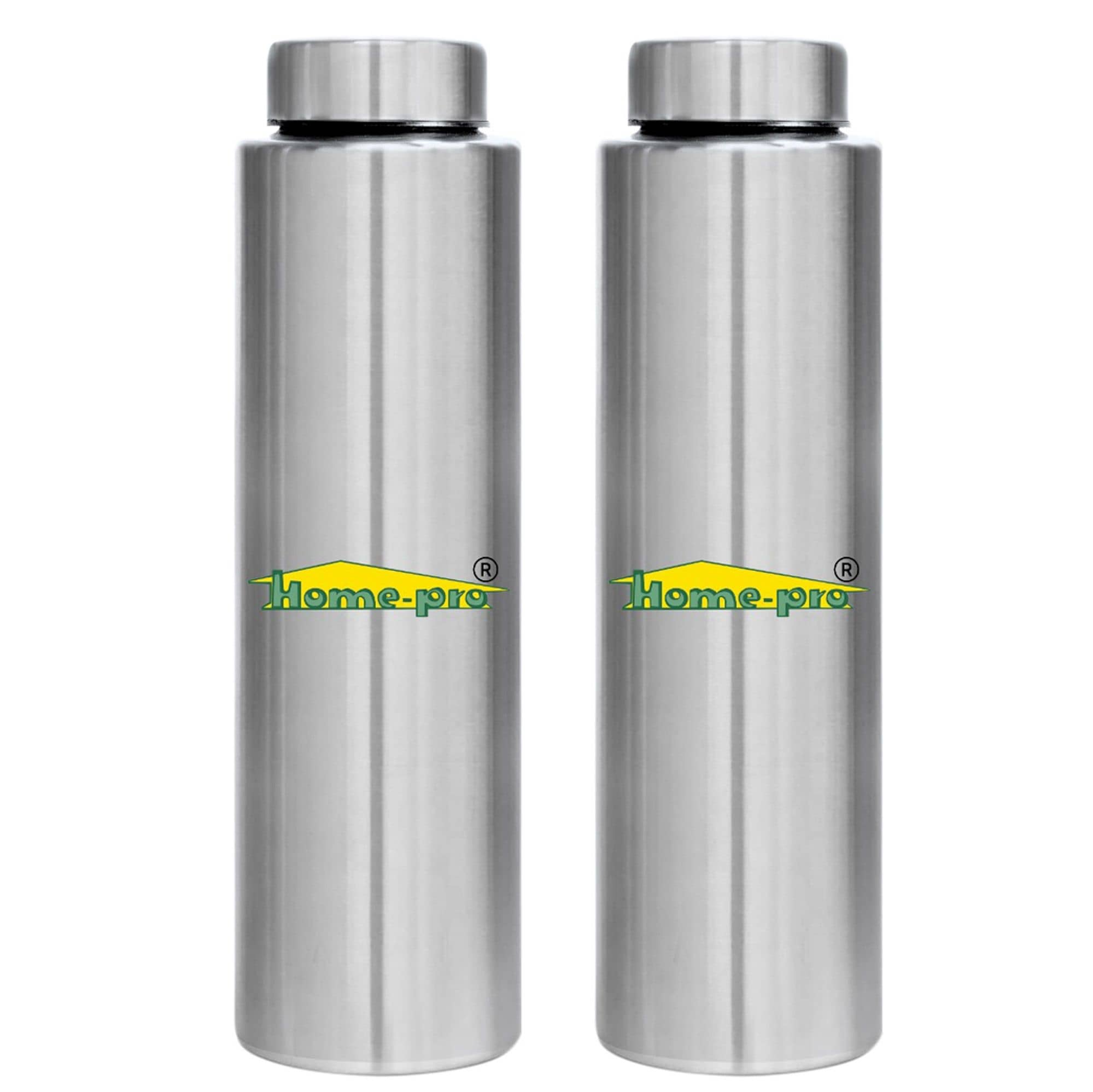 HomePro - Stainless Steel Bottle 100% leak proof Pack of 3 for Home | Gym | Fridge | School | Office | Trekking & Hiking Bottle