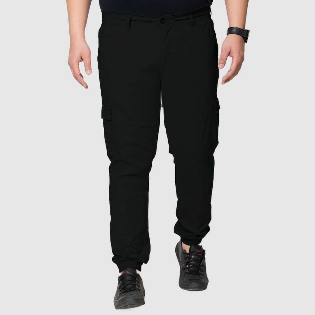     			IVOC Plus Men Plus Size Regular Fit Pure Cotton Cargos Trousers