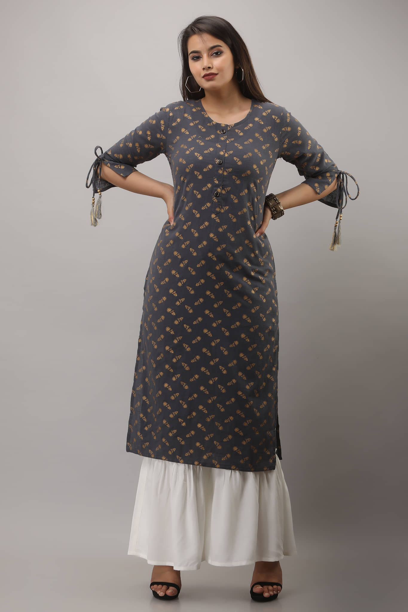MAUKA - Blue Straight Rayon Women's Stitched Salwar Suit ( Pack of 1 )