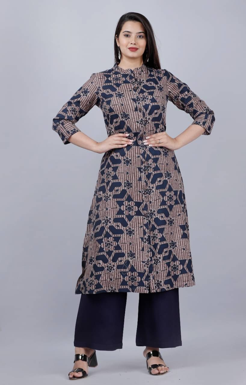MAUKA - Brown A-line Rayon Women's Stitched Salwar Suit ( Pack of 1 ) MAUKA - Brown A-line Rayon Women's Stitched Salwar Suit ( Pack of 1 )