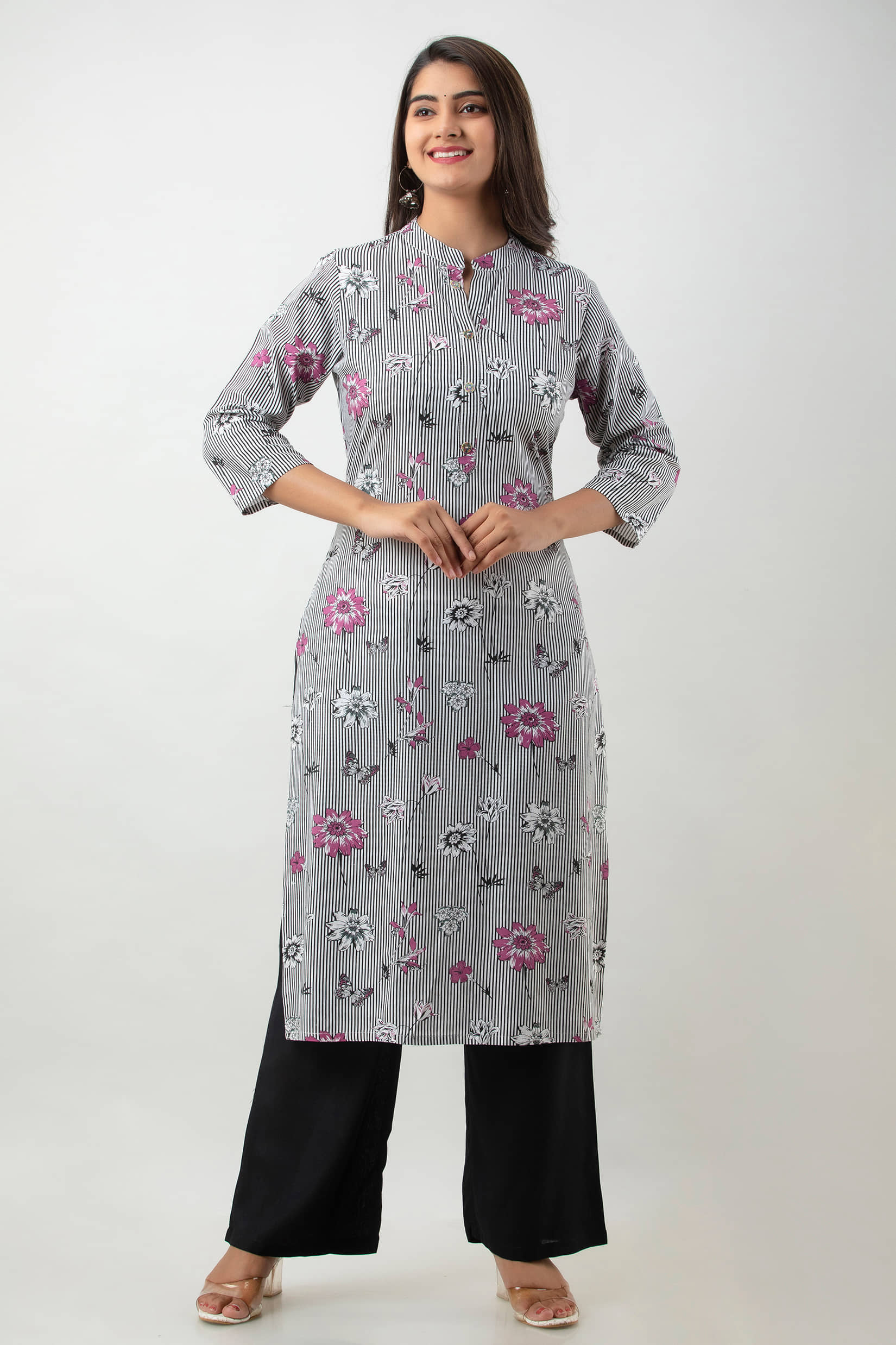 MAUKA - White Straight Rayon Women's Stitched Salwar Suit ( Pack of 1 )