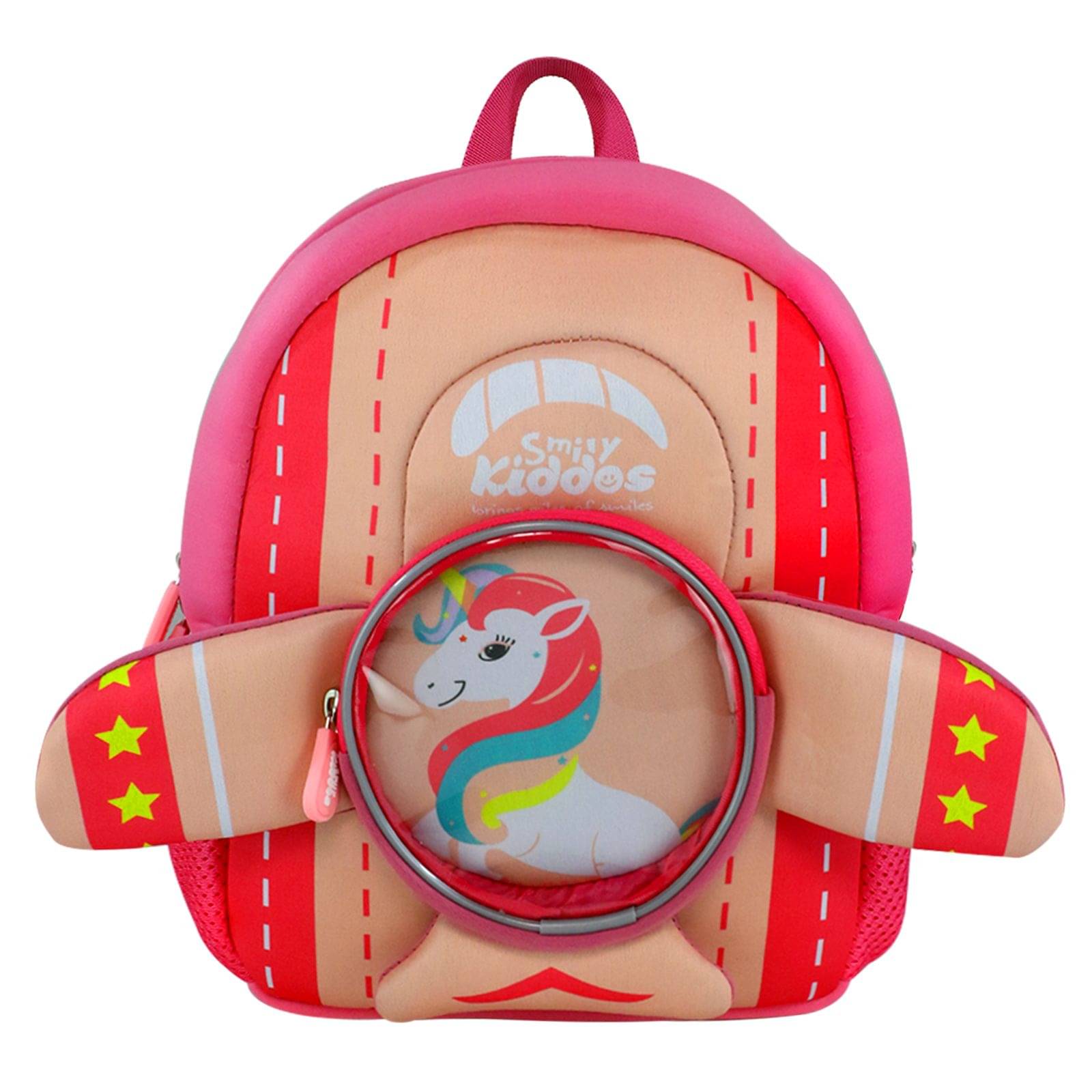     			Smily Kiddos 8 Ltrs Pink Polyester College Bag