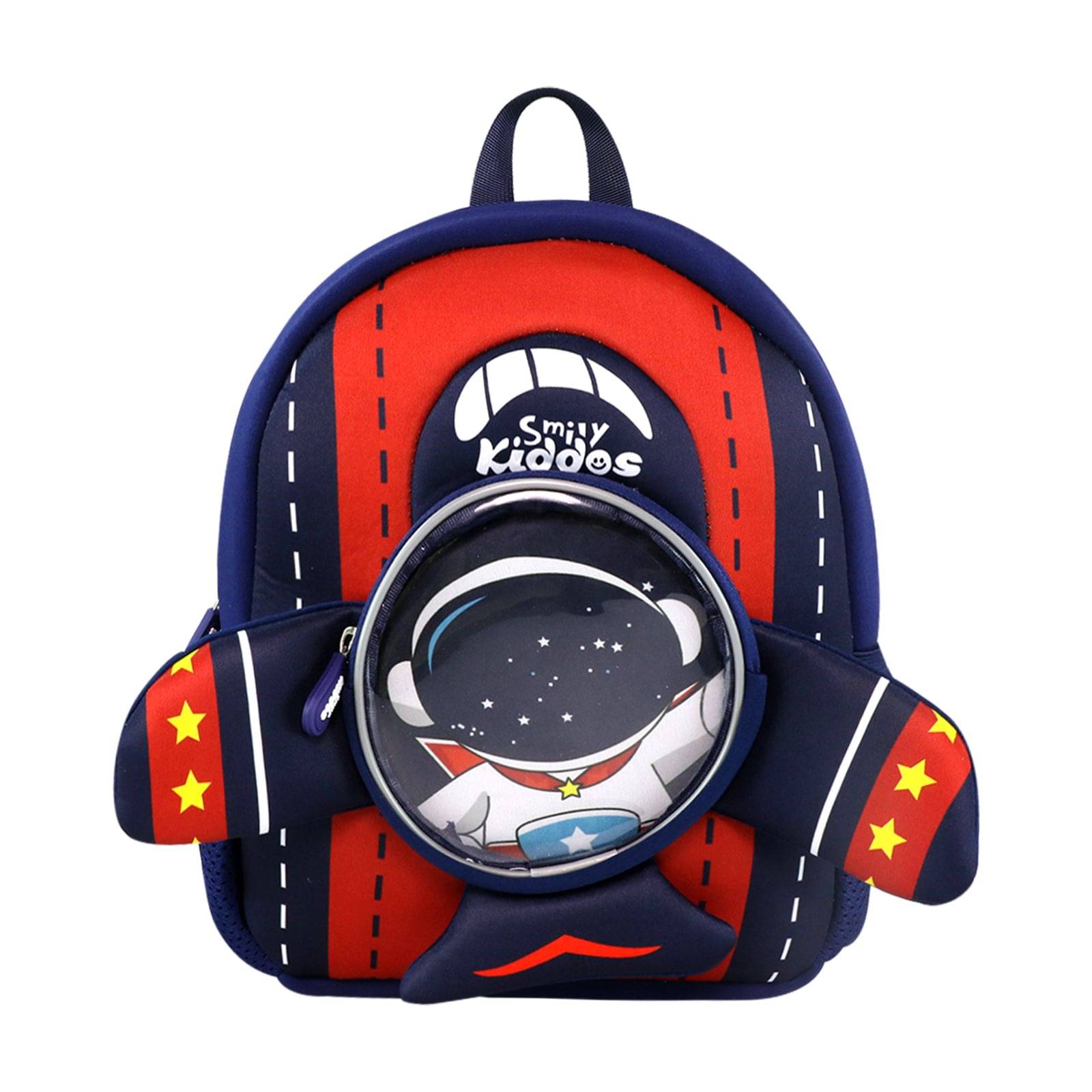     			Smily  kiddos 8 Ltrs Blue Polyester College Bag