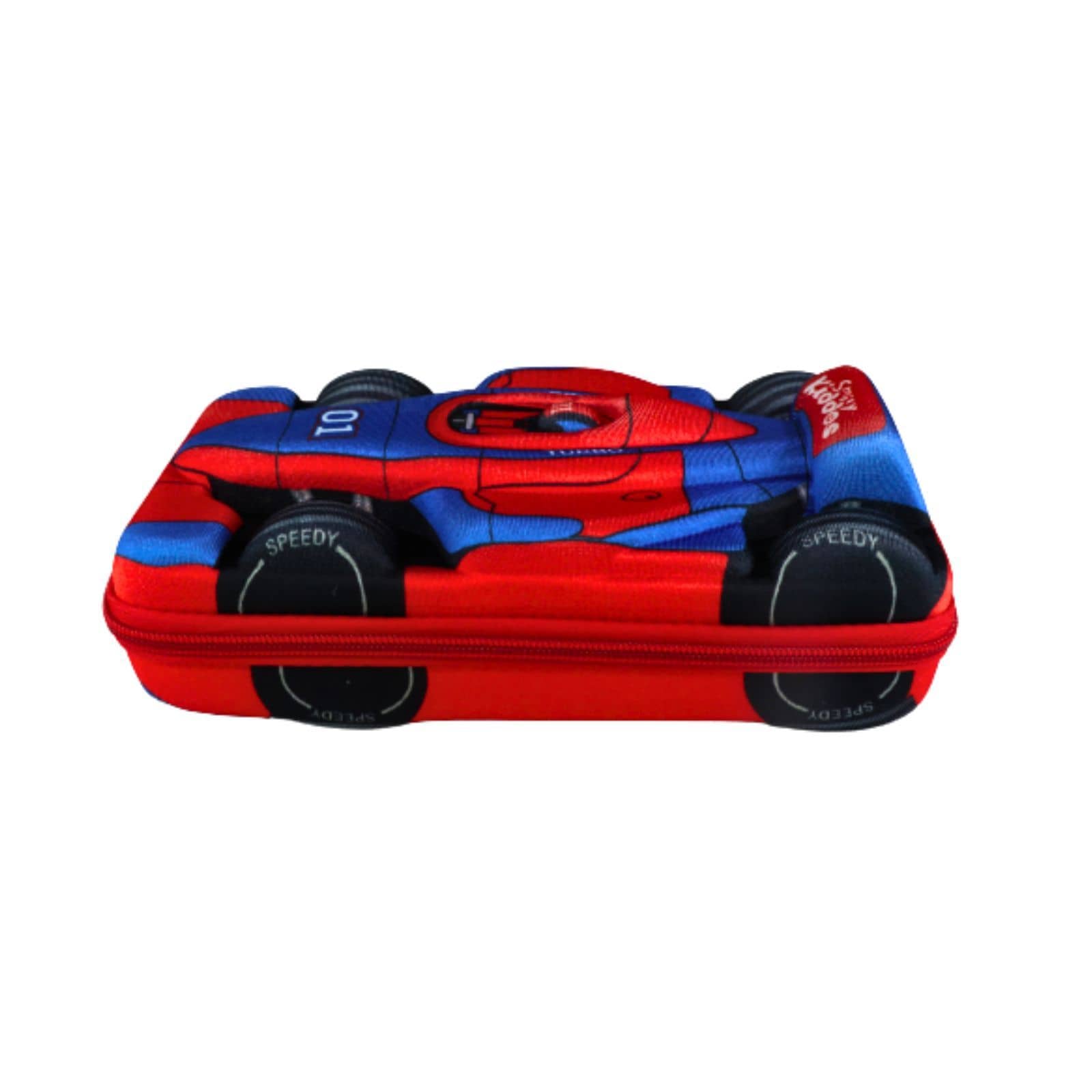 Sports Car EVA Pencil Case - Red & Blue
