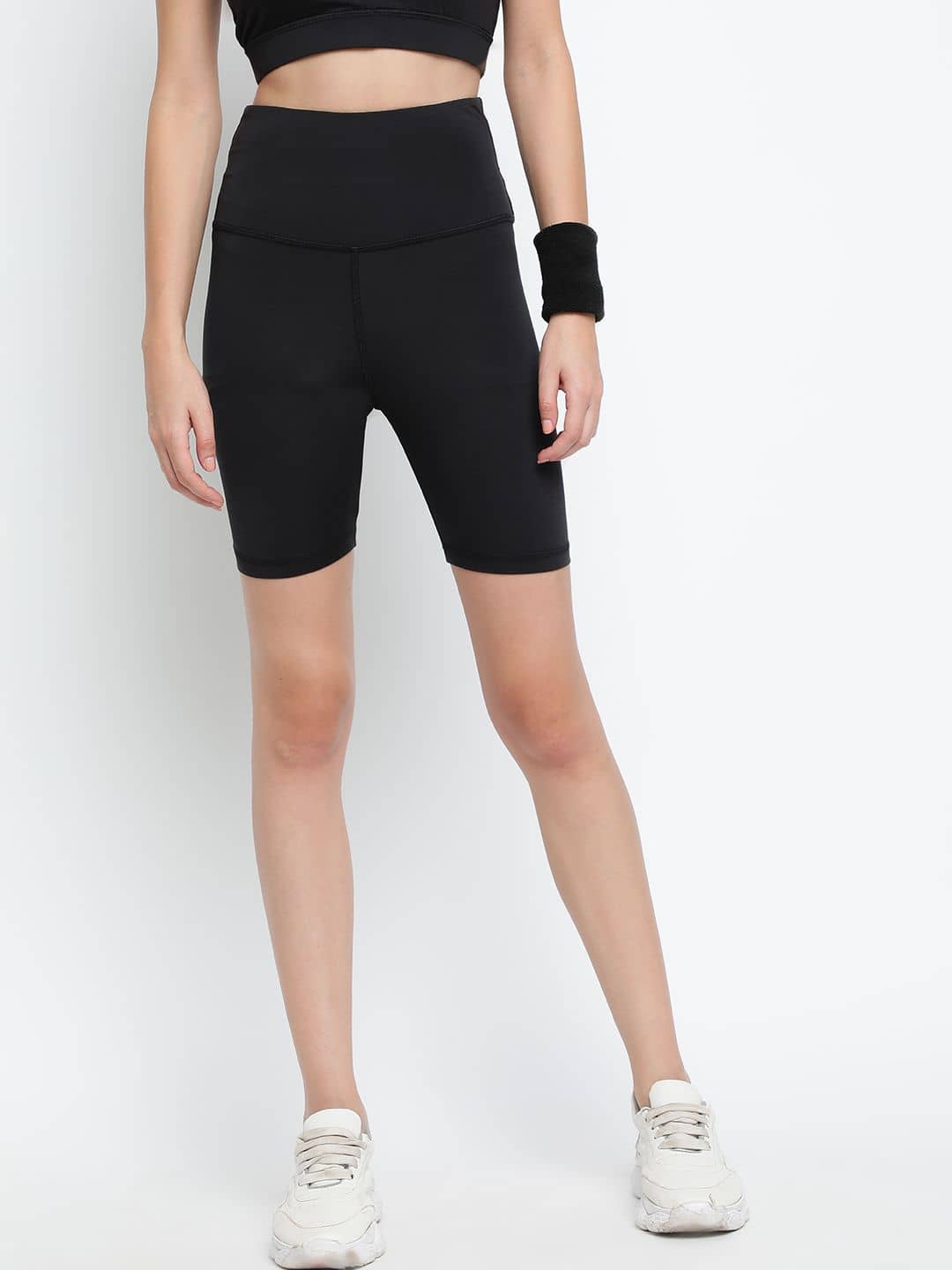Wearjukebox Polyester Hot Pants - Black