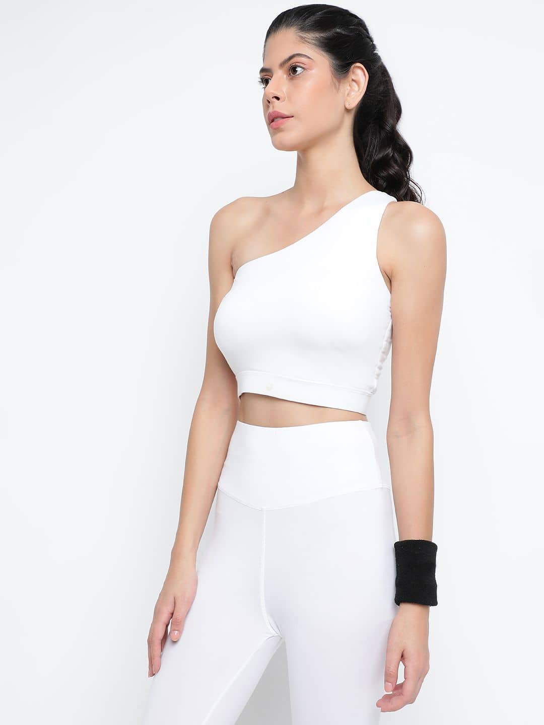 Wearjukebox Women's Polyester Crop Top ( Black )
