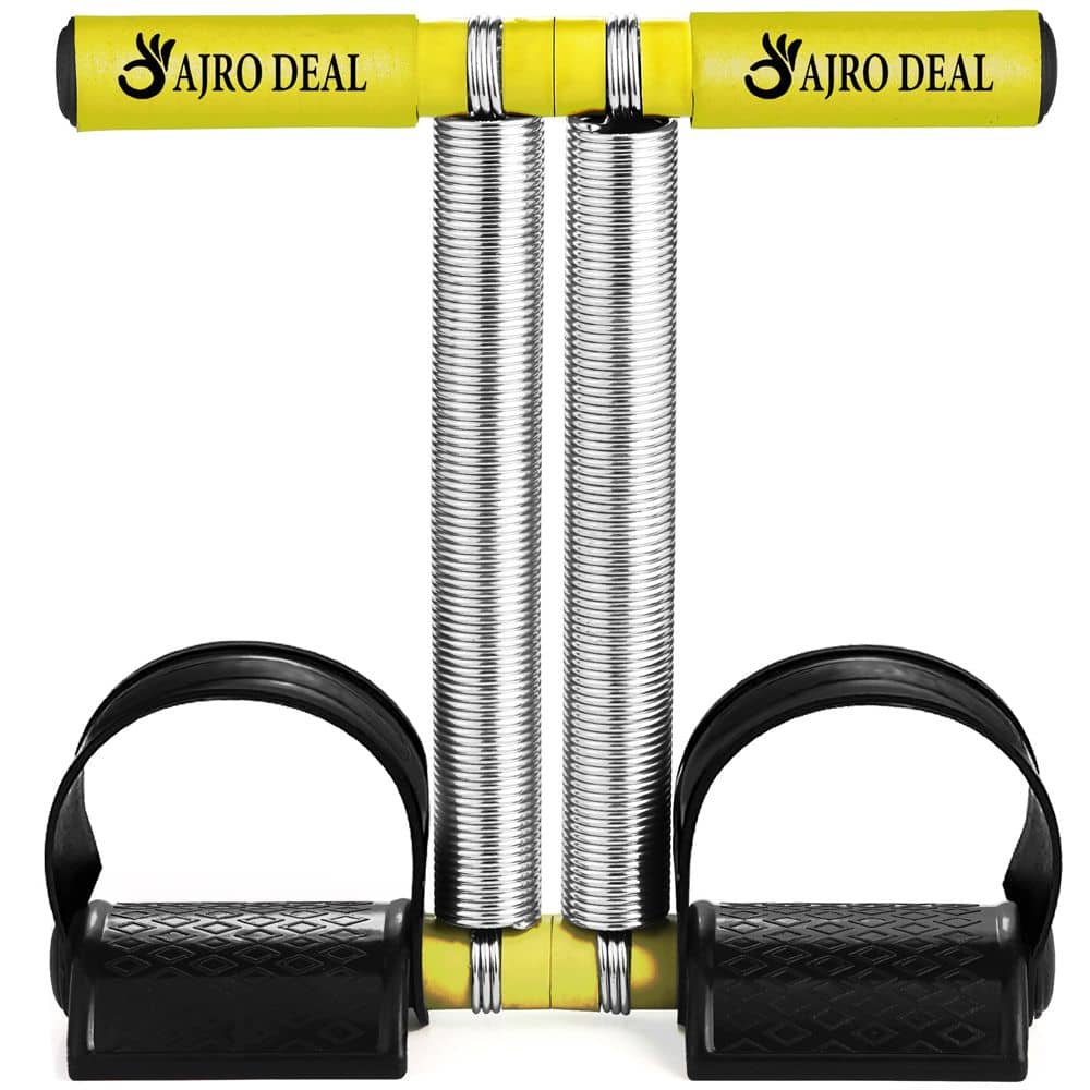 AJRO DEAL Tummy Trimmer Double Spring for Men & Women, Body tonner, Waist trimmer, Fat Buster, Abs Exercise & fitness Equipment, abdominal exercise for Home & Gym Use - Sports and Fitness Equipment | Buy online on ZillyBuy
