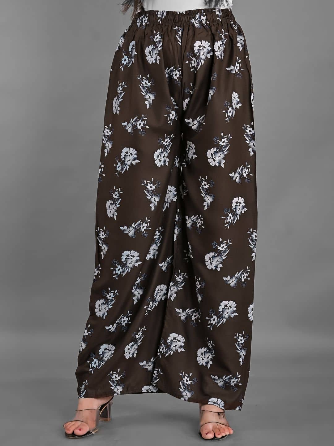 Apratim - Brown Rayon Straight Women's Palazzos ( Pack of 1 )