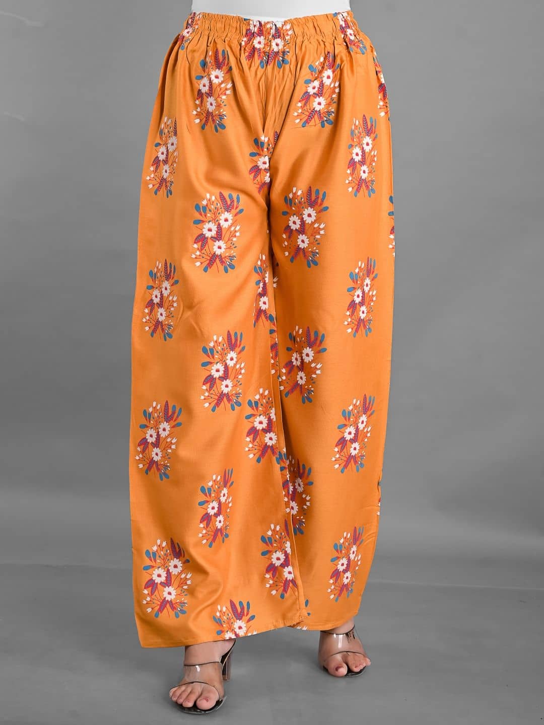 Apratim - Yellow Rayon Straight Women's Palazzos ( Pack of 1 )
