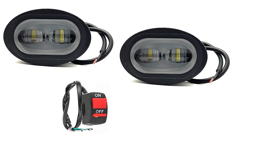     			AutoPowerz - Front Right Fog Light For All Bike Models ( Set of 2 )