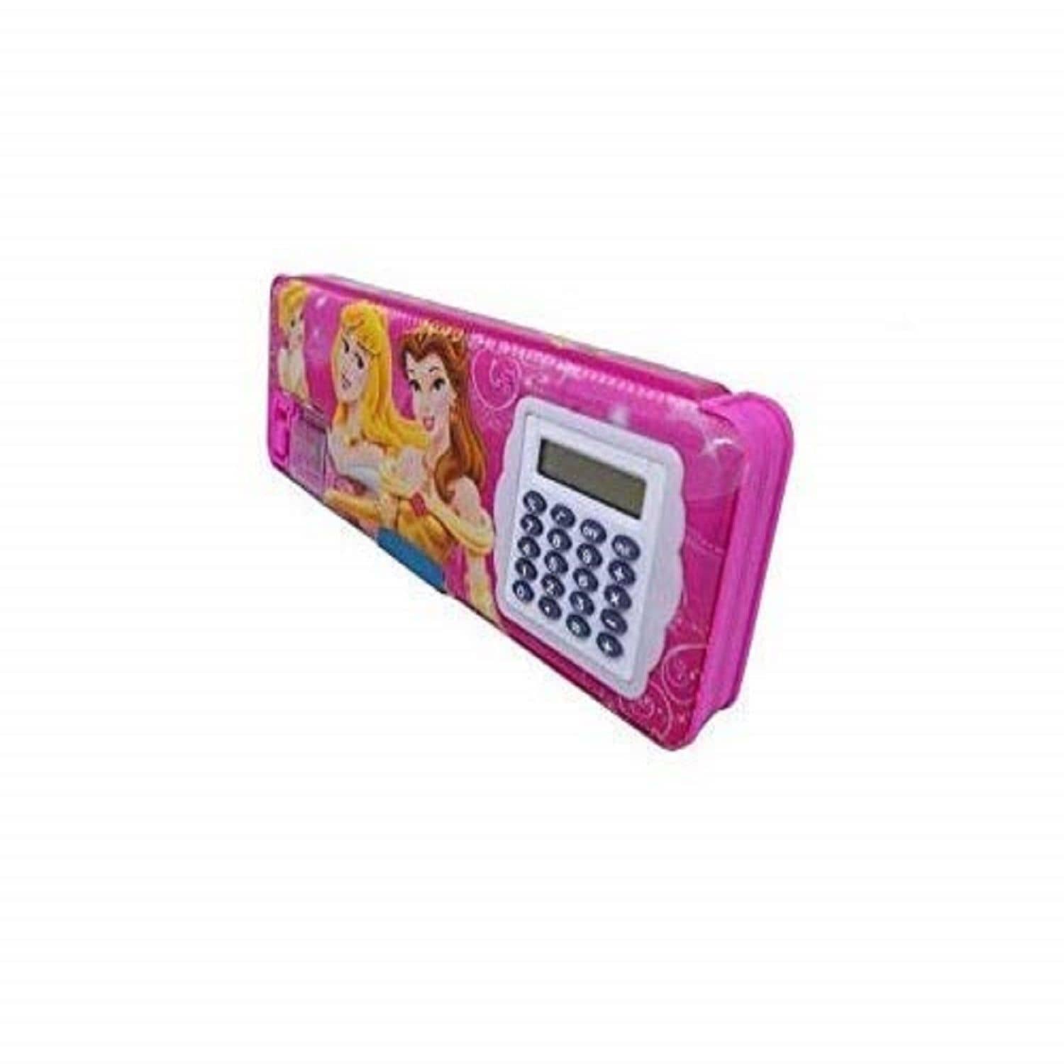 Double-Sided Plastic Pencil Box/Case with a Geometry Calculator/Calci and Dual Sharpener for Kids/Best Stationary Gift Items for kids (Pack of 1) - Stationery | Buy online on ZillyBuy