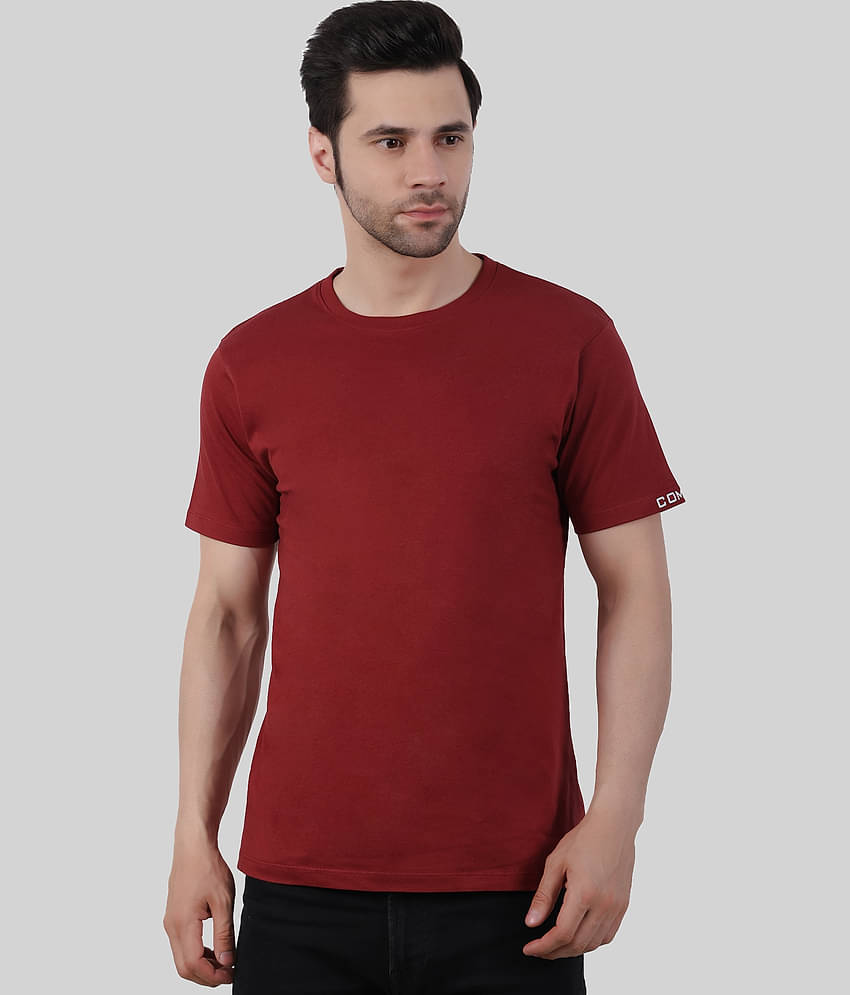 Comey Pack of 3 100% Cotton Regular Fit Men's T-Shirt ( Multicolor )