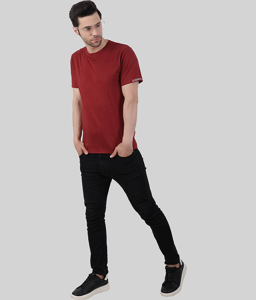 Comey Pack of 3 100% Cotton Regular Fit Men's T-Shirt ( Multicolor )