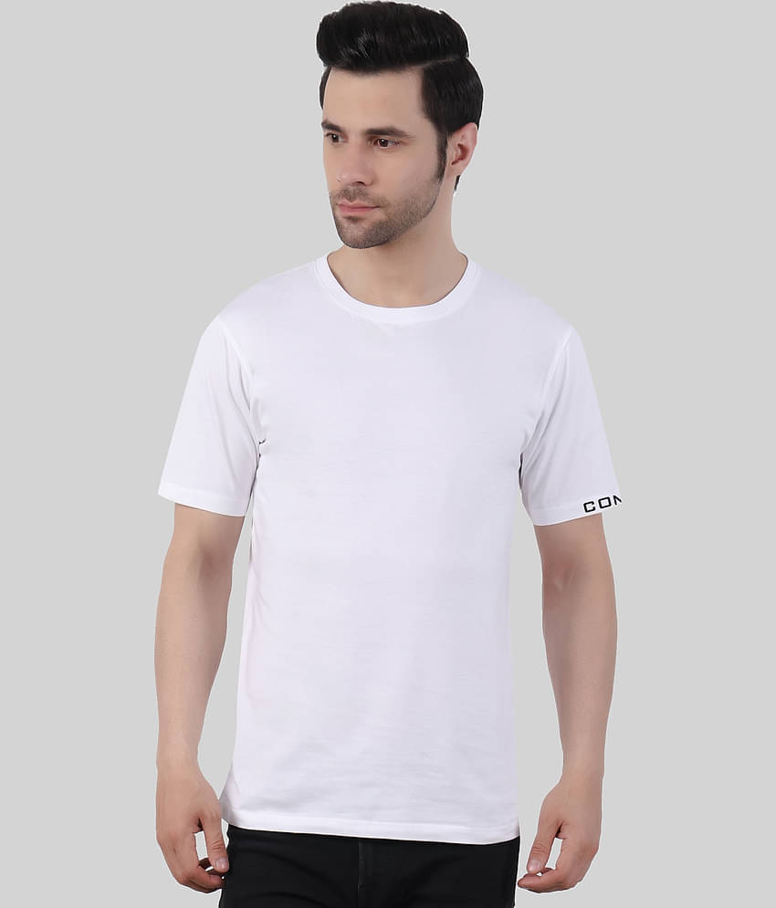 Comey Pack of 3 100% Cotton Regular Fit Men's T-Shirt ( Multicolor )