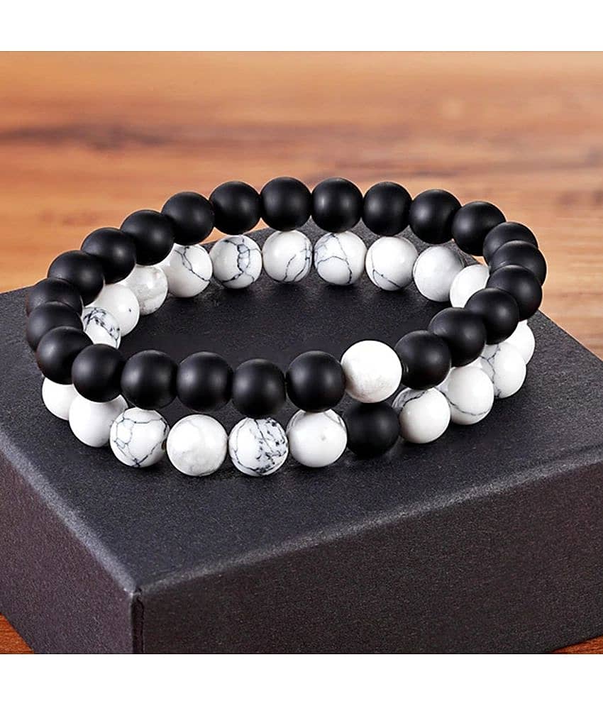 FASHION FRILL Black Bracelet ( Pack of 2 ) - Bangles & Bracelets | Buy online on ZillyBuy
