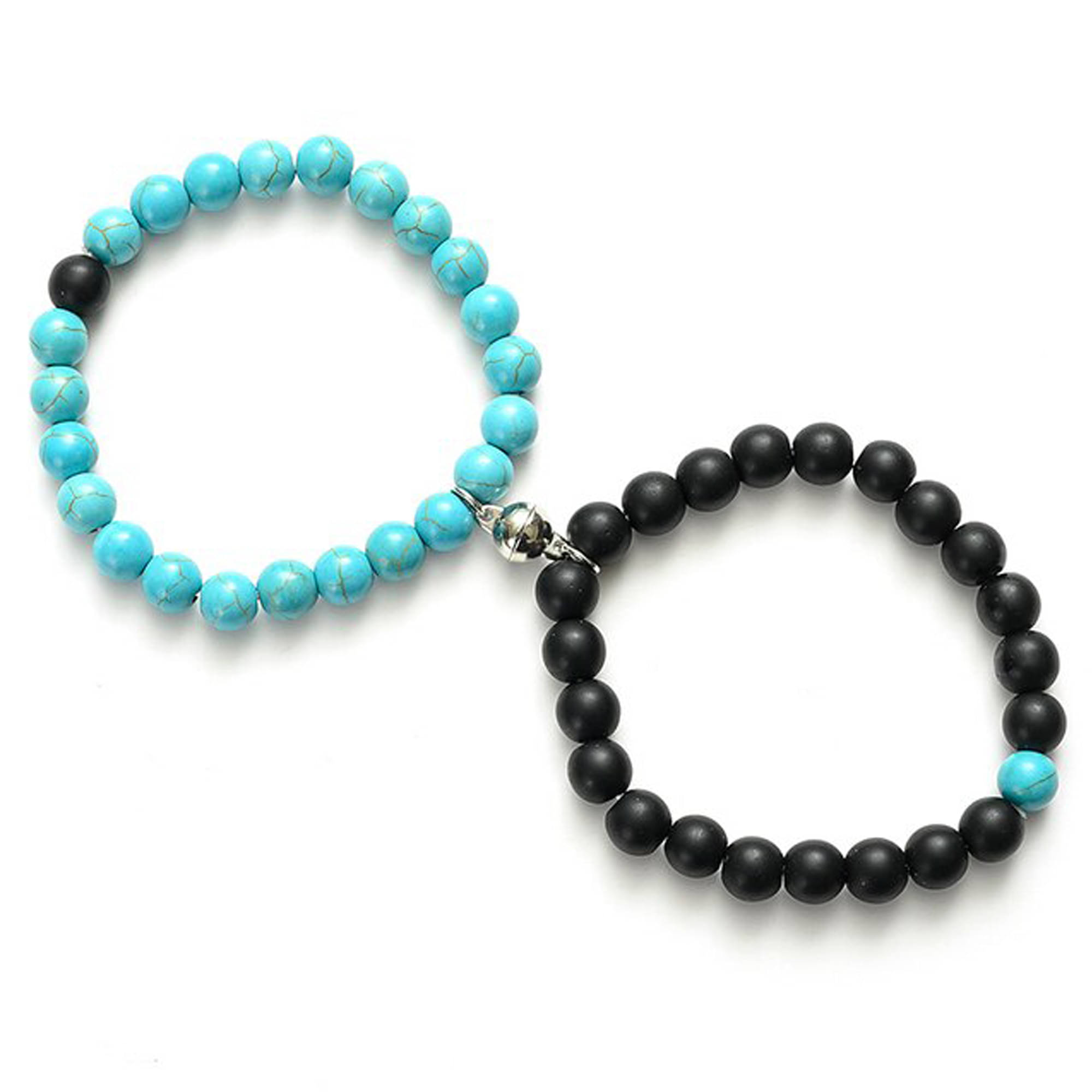     			FASHION FRILL - Black Bracelet ( Pack of 2 )