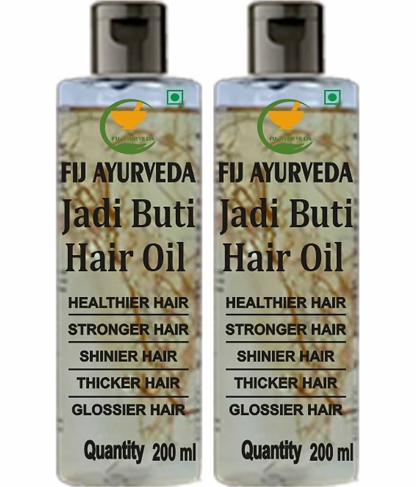 Fij Ayurveda Jadi Buti Hair Oil For Hair Growth And Hair Care (Pack of 2) Fij Ayurveda Jadi Buti Hair Oil For Hair Growth And Hair Care (Pack of 2)