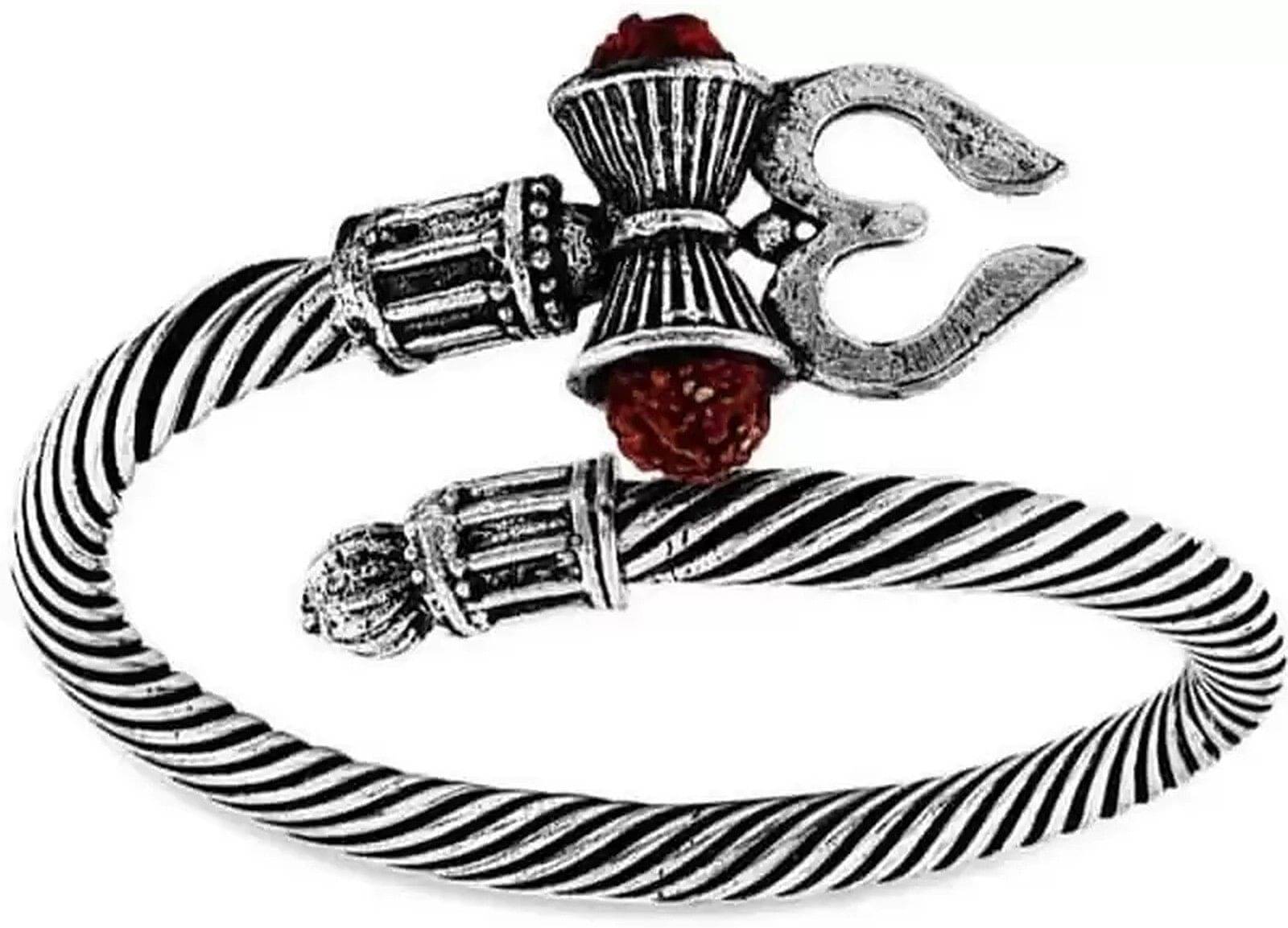 HEER COLLECTION - Silver Religious Bracelet ( Pack of 1 )     			HEER COLLECTION - Silver Religious Bracelet ( Pack of 1 )