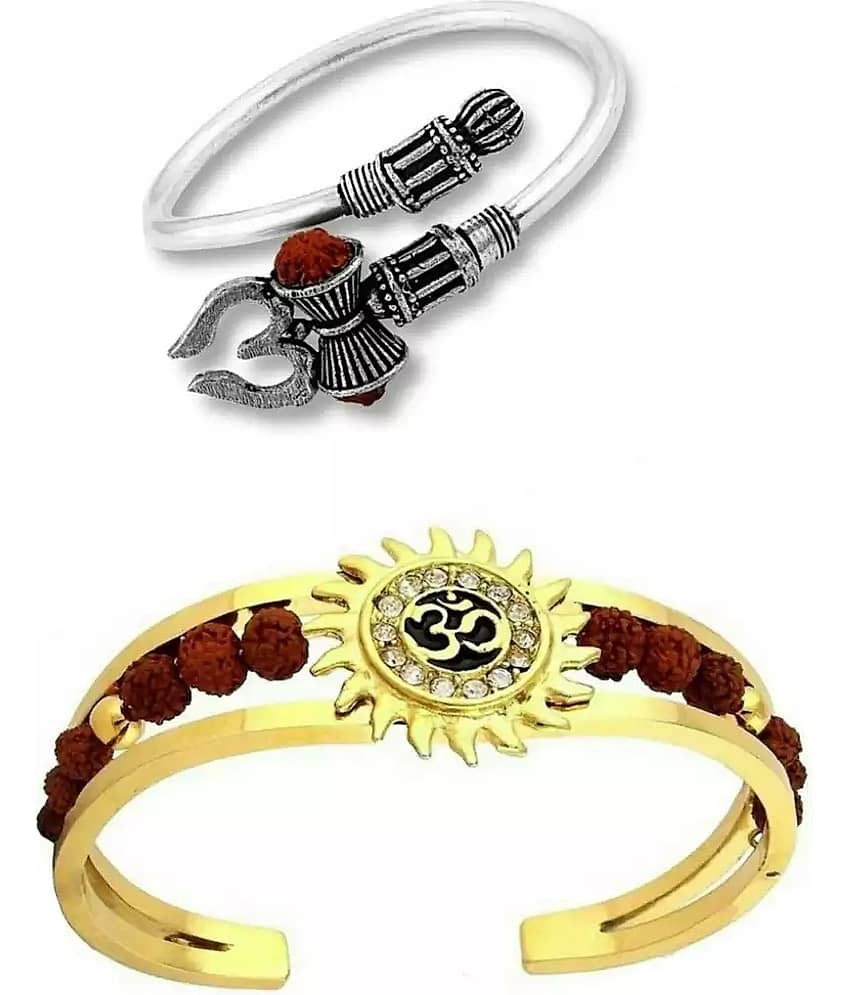 HEER COLLECTION - Silver Religious Bracelet ( Pack of 2 ) - Jewellery Sets | Buy online on ZillyBuy