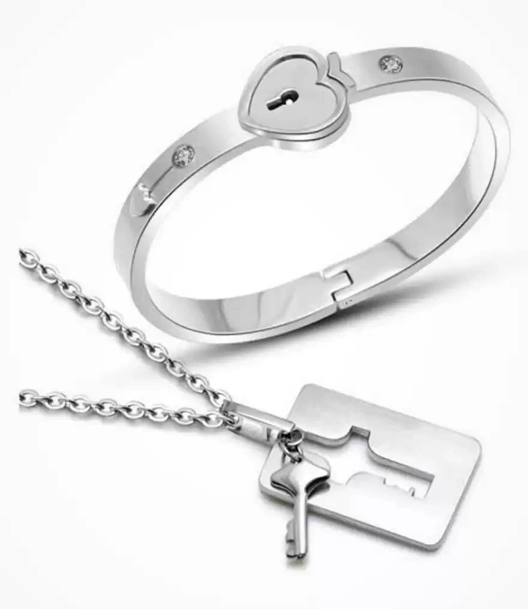 HEER COLLECTION - Silver Wrist Band ( Pack of 2 ) - Bangles & Bracelets | Buy online on ZillyBuy