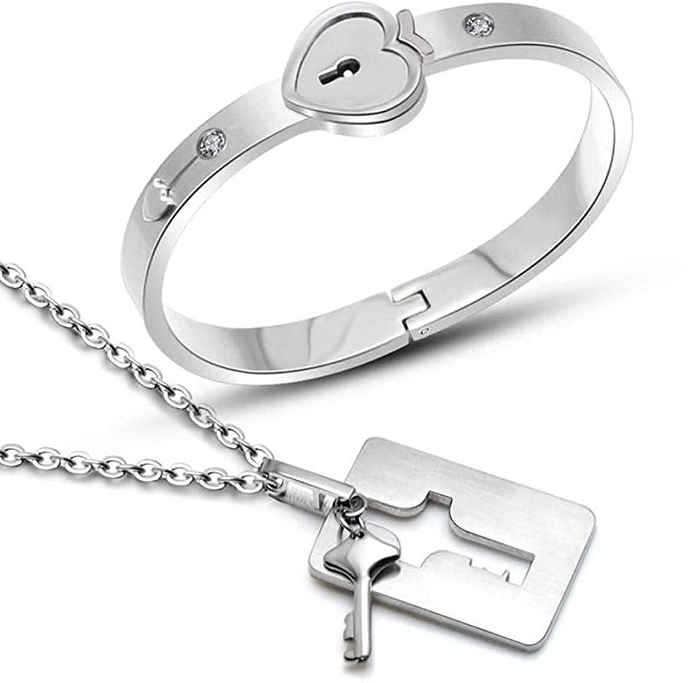 HEER COLLECTION - Silver Wrist Band ( Pack of 2 ) - Bangles & Bracelets | Buy online on ZillyBuy
