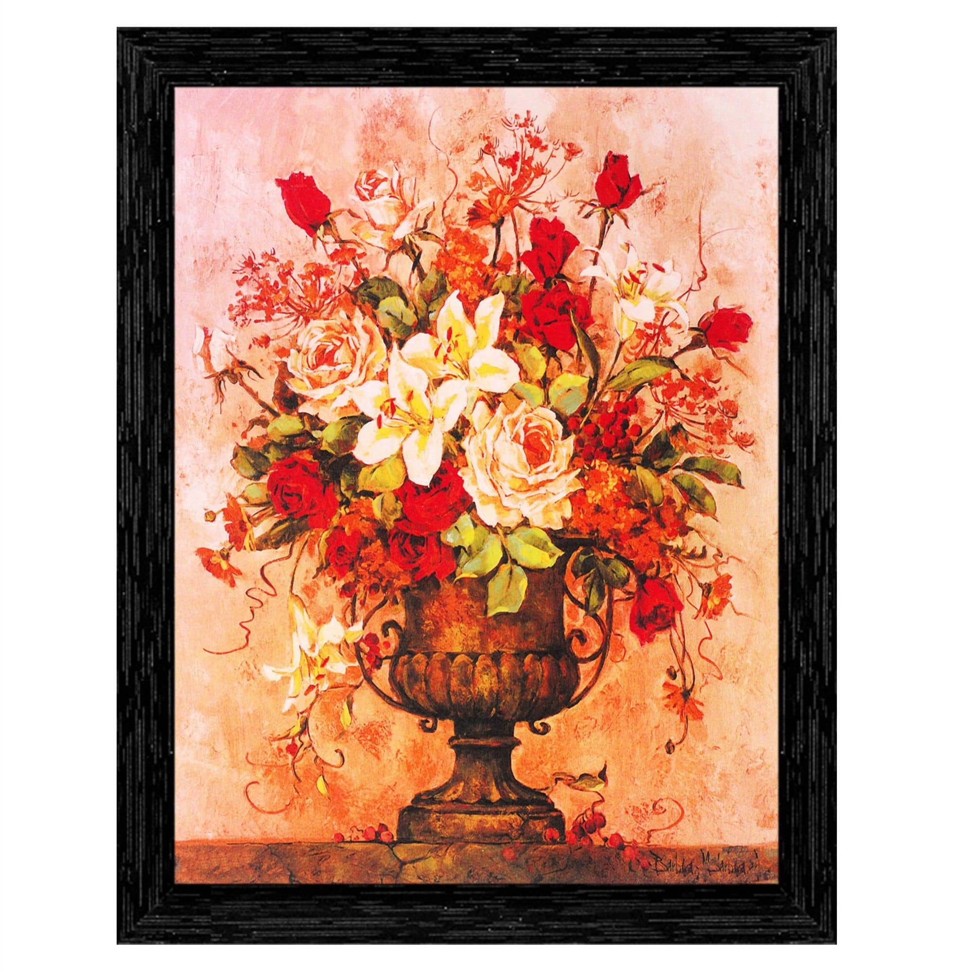 Indianara - Floral Painting With Frame