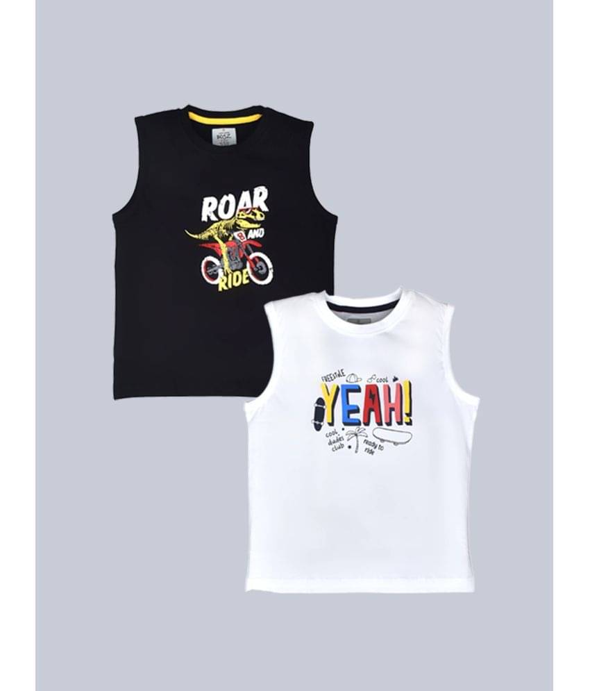     			Lux Cozi Pack of 1 Boys Cotton T-Shirt ( Black )