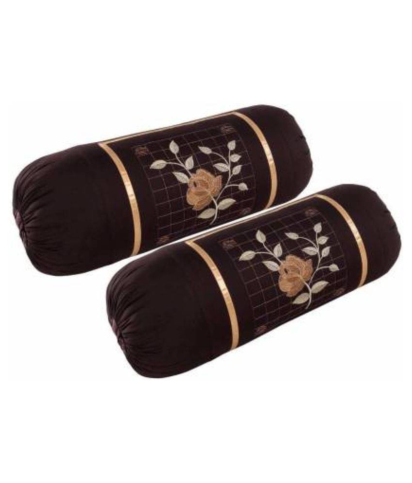 MAHALUXMI COLLECTION - Pack of 2 Cotton Regular Pillow Cover ( 78.74 cm(31) x 40.64 cm(16) ) - Brown     			MAHALUXMI COLLECTION - Pack of 2 Cotton Regular Pillow Cover ( 78.74 cm(31) x 40.64 cm(16) ) - Brown