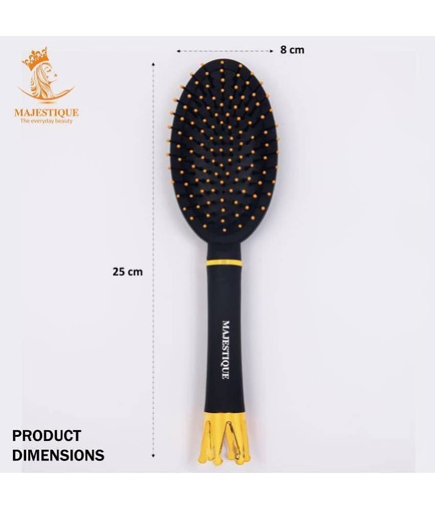 Majestique Crown Series Oval Shape Wet Brush Smoothing Detangling brush for Women and Men