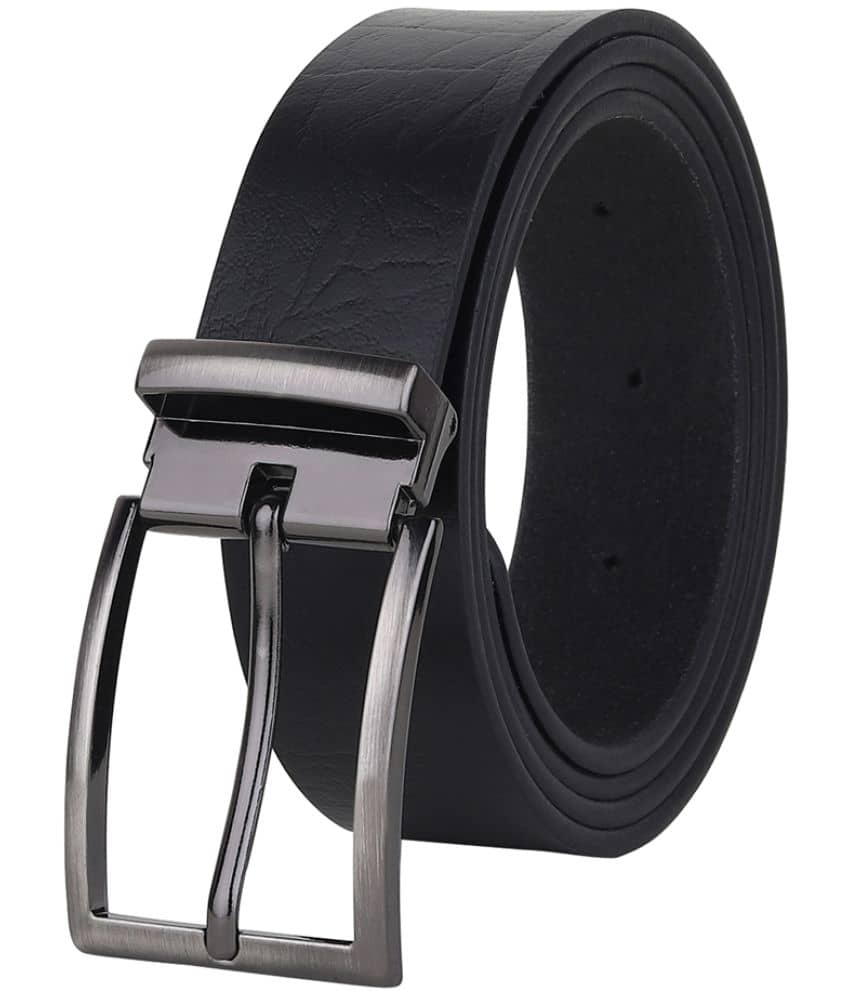 SUNSHOPPING - Black 100% Leather Men's Formal Belt ( Pack of 1 )