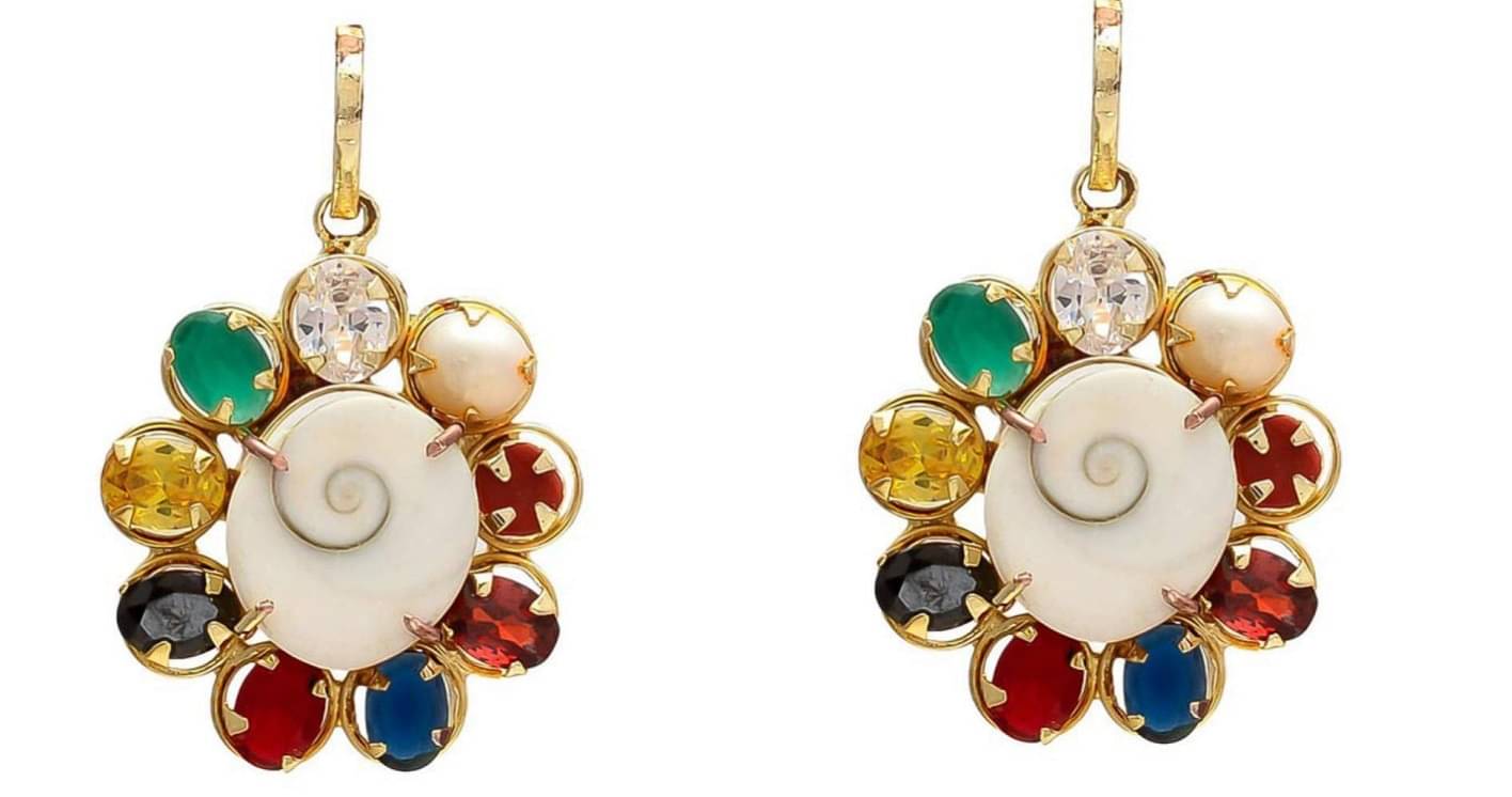 Shri Astha Vinayak - Religious Navratna Pendent ( Pack of 2 ) Shri Astha Vinayak - Religious Navratna Pendent ( Pack of 2 )