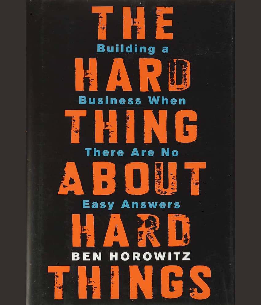 The Hard Thing about Hard Thing: Building a Business When There are No Easy Answers by Ben Horowitz - Stationery | Buy online on ZillyBuy
