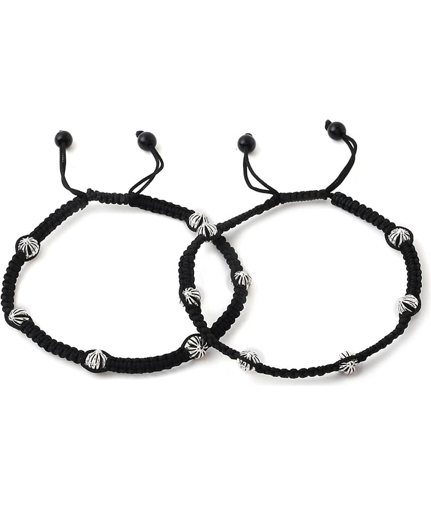VIRAASI - Black Anklets ( Pack of 1 ) - Anklets | Buy online on ZillyBuy