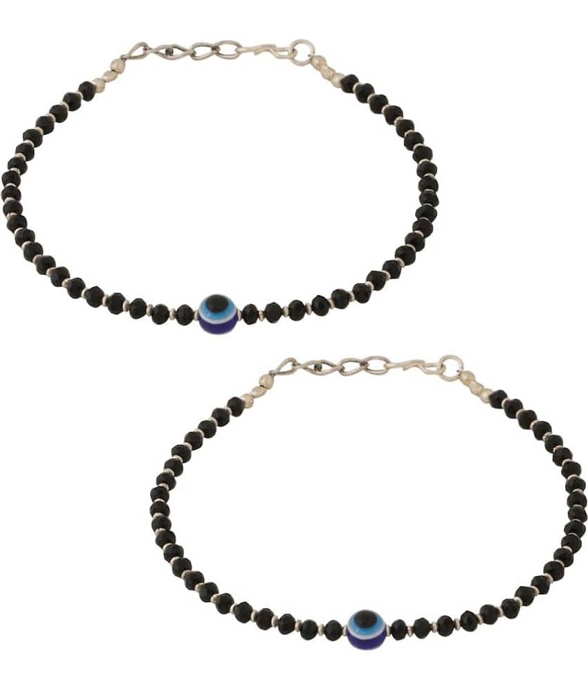 VIRAASI - Black Anklets ( Pack of 1 ) - Anklets | Buy online on ZillyBuy
