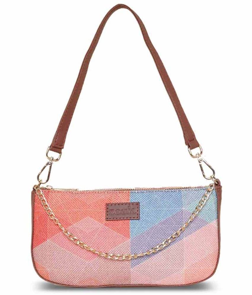 Zouk Shoulder Bag Jute Set of 1 ( Multicolor ) Zouk Shoulder Bag Jute Set of 1 ( Multicolor )