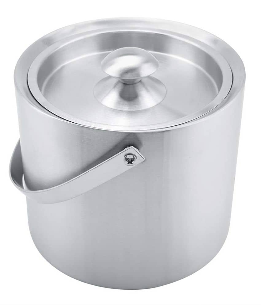 Stainless Steel Double Walled Ice Bucket - Cookware | Buy online on ZillyBuy