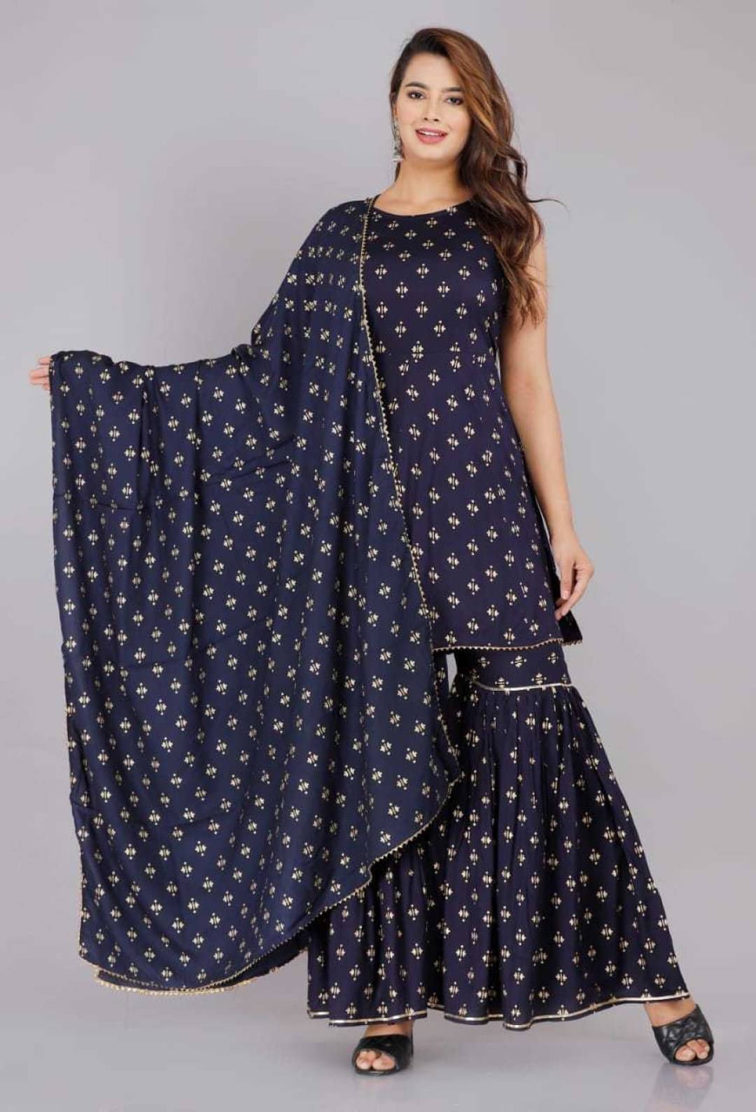ASHISH PRINT - Blue Frock Style Rayon Women's Stitched Salwar Suit ( Pack of 1 ) ASHISH PRINT - Blue Frock Style Rayon Women's Stitched Salwar Suit ( Pack of 1 )
