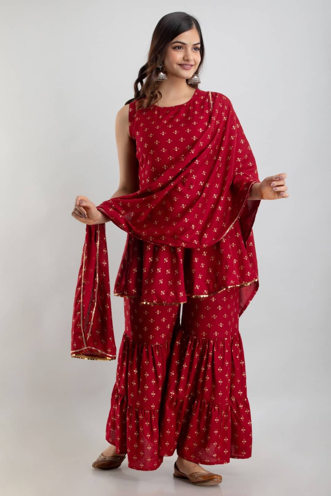 ASHISH PRINT - Maroon Frock Style Rayon Women's Stitched Salwar Suit ( Pack of 1 ) ASHISH PRINT - Maroon Frock Style Rayon Women's Stitched Salwar Suit ( Pack of 1 )