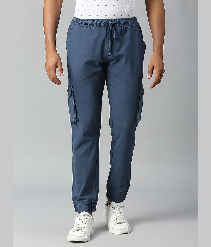 Dennis Lingo Blue Slim Cargos ( Pack of 1 ) - Trousers | Buy online on ZillyBuy