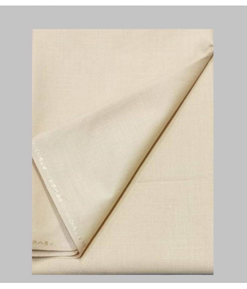     			Fabkart Beige Polyester Men's Unstitched Shirt Piece ( Pack of 1 )