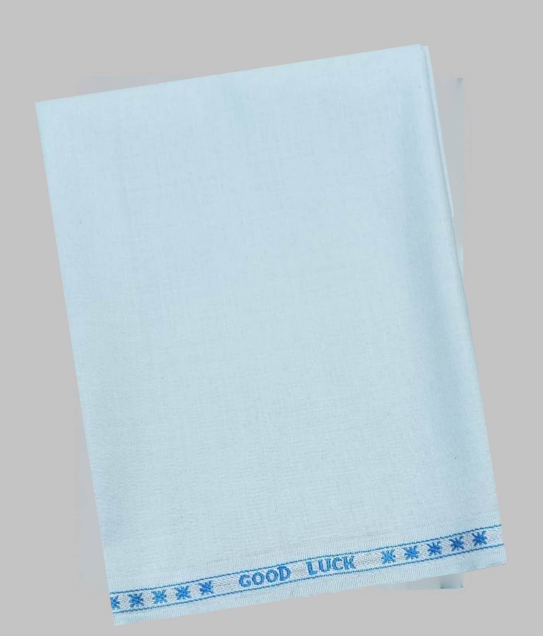     			Fabkart - Turquoise Polyester Blend Men's Unstitched Shirt Piece ( Pack of 1 )