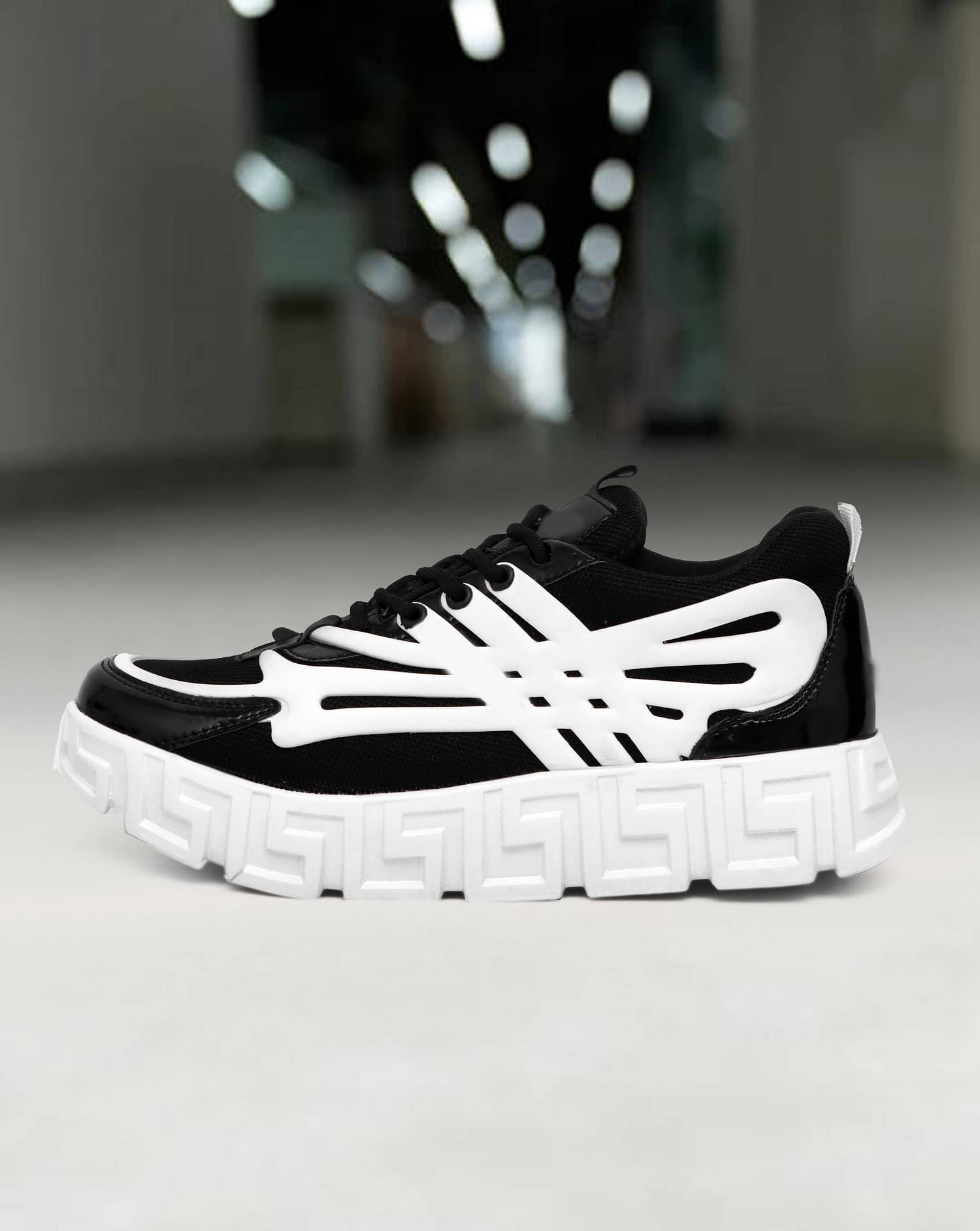     			Figor Stylish/Comfortable - Black Men's Sneakers