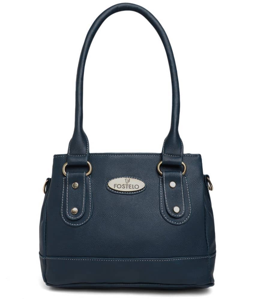 Fostelo - Blue PU Shoulder Bag - Handbags | Buy online on ZillyBuy