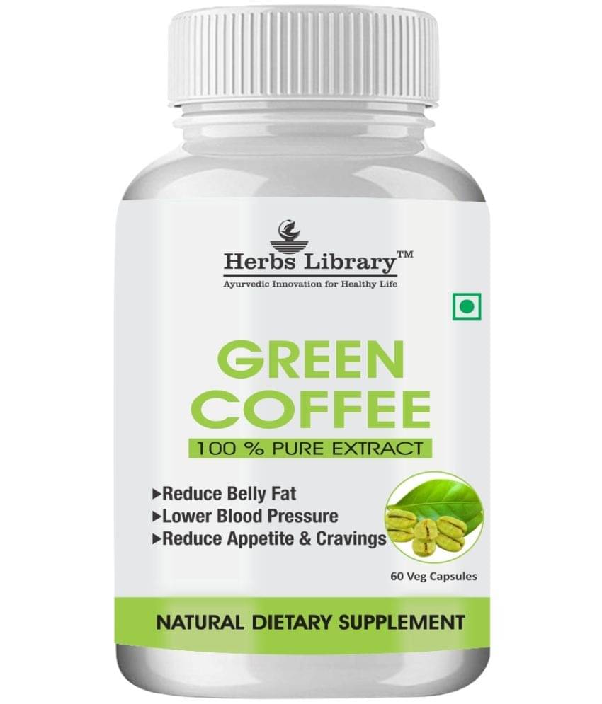 Herbs Library Green Coffee Beans Capsules for Weight Loss 60 Capsules Herbs Library Green Coffee Beans Capsules for Weight Loss 60 Capsules