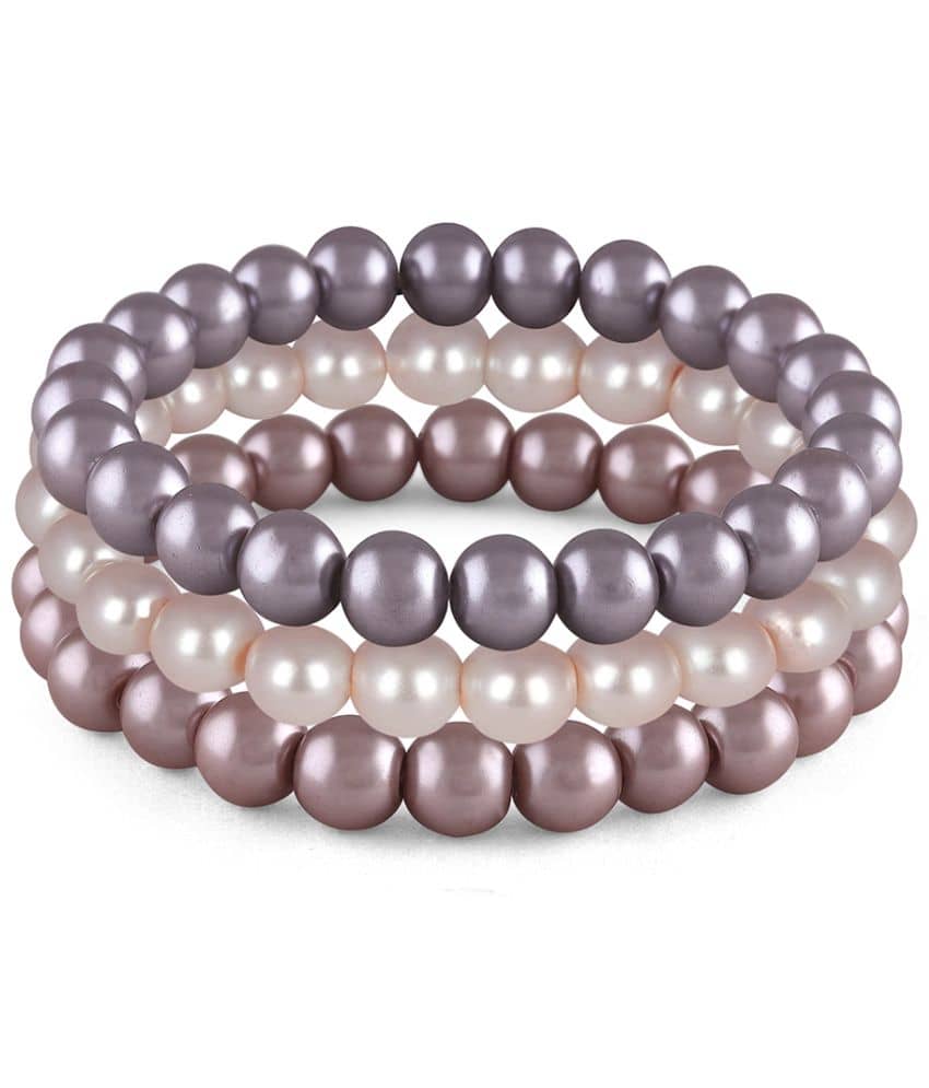 JFL - Jewellery For Less - Gold Bracelet ( Pack of 3 ) - Bangles & Bracelets | Buy online on ZillyBuy